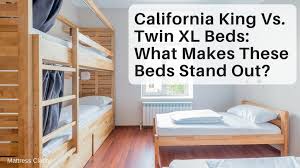 california king vs twin xl bed sizes