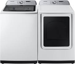 Download for free or view this samsung vrt operation & user's manual online on onlinefreeguides.com. Samsung Sawadrew54001 Side By Side Washer Dryer Set With Top Load Washer And Electric Dryer In White