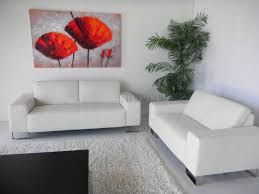 white leather modern sofa loveseat