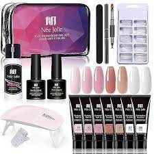 nail kit with uv light starter kit 7