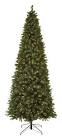 Pre-Lit Slim Christmas Tree with Tree Stand, 600  Incandescent Lights, 9-ft NOMA