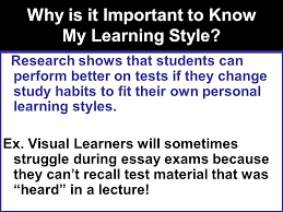 Visual Learning Style Essay