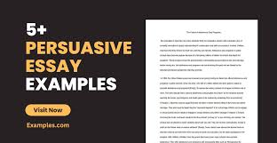 persuasive essay 5 exles format pdf