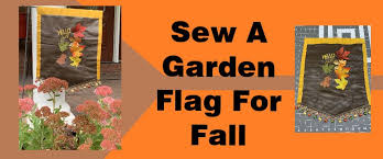 Falling Leaves Garden Flag Pattern