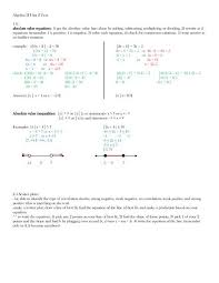 Algebra Ii Unit 2 Test Review