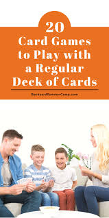 card games to play with a regular deck