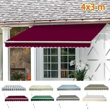 Manual Retractable Awning Outdoor