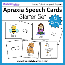 apraxia sch cards for sch therapy
