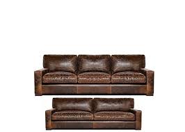 Napa Oversized Seating Leather Sofa Or