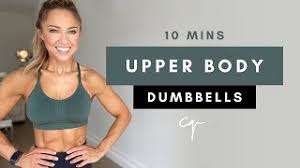 10 min dumbbell upper body workout at