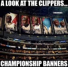 And a pair of clippers. Clippers Championship Banners Sportige
