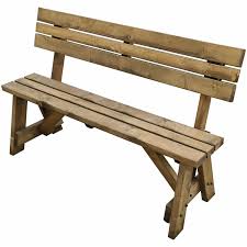 Victoria Fence Bench With Back Rest