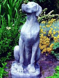 Great Dane Dog Stone Sculpture Female