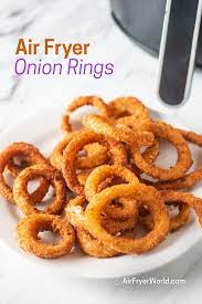 air fried onion rings air fryer frozen