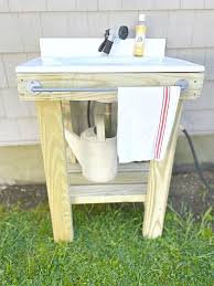 How To Build A Diy Outdoor Sink