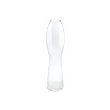 vase tall contemporary clear glass bud