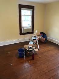 how to paint hardwood floors our
