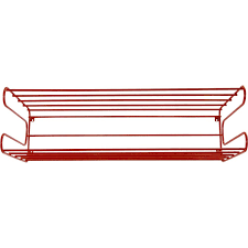 Vintage Ikea Red Wall Rack From The