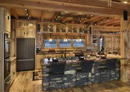 luxury log home kitchens  home