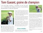 TOM GUEANT - Young Golfer Champion Press review with TV and ...