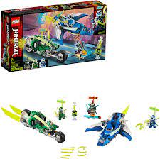 Amazon.com: LEGO NINJAGO Jay and Lloyd's Velocity Racers 71709 Building Kit  for Kids and Hot Toys (322 Pieces) : Toys & Games