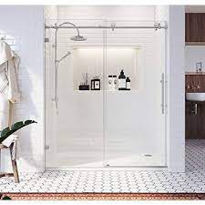 8 inch clear glass shower panel 60