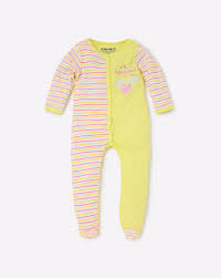 yellow rompers onesies for infants