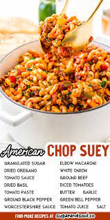 the best american chop suey recipe