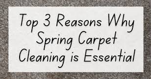 reasons why spring carpet cleaning is