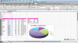Excel Creating A Wedding Planner