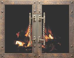 Glass Doors Enchanted Fireside