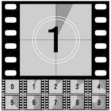 countdown frames retro film