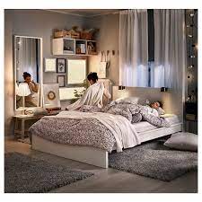 Living room, bedroom, dining room, patio Malm Bed Frame High White Luroy Queen Ikea In 2021 Malm Bed Frame Malm Bed Ikea Malm Bed
