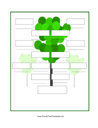 Family Tree Chart Template