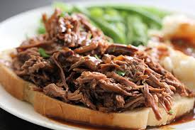 open faced hot beef sandwiches recipe
