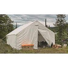 guide gear 12x18 canvas wall tent