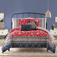 5 Piece Red Queen Comforter Set