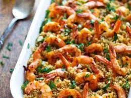 garlic er shrimp and quinoa recipe
