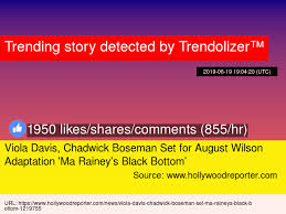 Viola Davis Chadwick Boseman Set For August Wilson