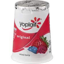 yoplait original yogurt mixed berry 6