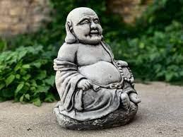 Handmade Concrete Sitting Buddha Statue