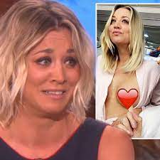 Daring Kaley Cuoco teases fans as she exposes entire breast on Snapchat -  Mirror Online