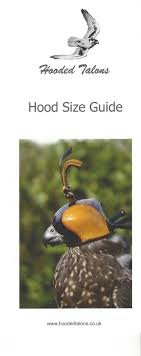 Falconry Hood Sizing Guidelines Hooded Talons
