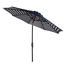 striped outdoor umbrella navy white