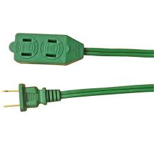 Green Holiday Indoor Extension Cord