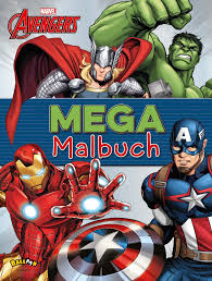 Weitere ideen zu superhelden malvorlagen superhelden malvorlagen. The Avengers Mega Malbuch Amazon De Bucher