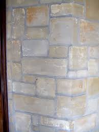 Faux Stone With Sheetrock Mud Paint