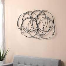 Luxenhome Metal Abstract Circular Wall