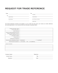 2019 Trade Reference Template Fillable Printable Pdf Forms