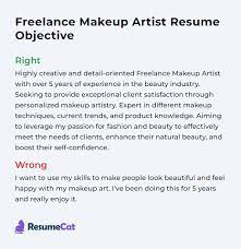 top 17 freelance makeup artist resume